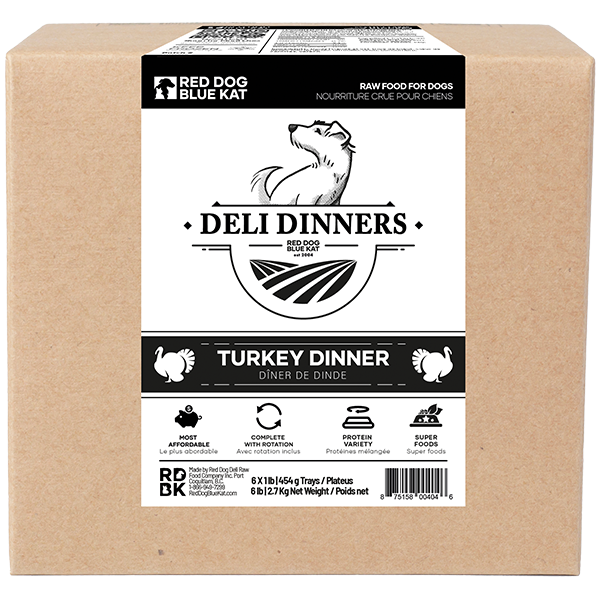 Deli Dinners | Turkey Dinner for Dogs