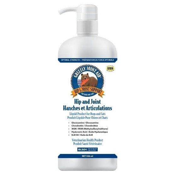 Grizzly Joint Aid Hip&amp;Joint Support Liquid Supplement 32 oz
