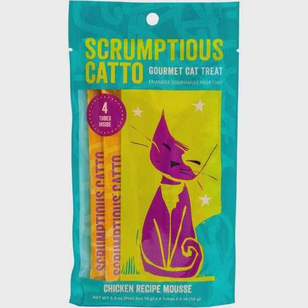 Scrumptious Chicken Recipe Mousse 4 TUBES 0.5OZ | Cat