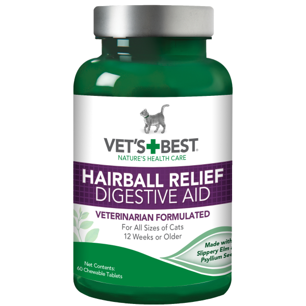 Vet&#39;s Best Cat Hairball Relief 60 Tab