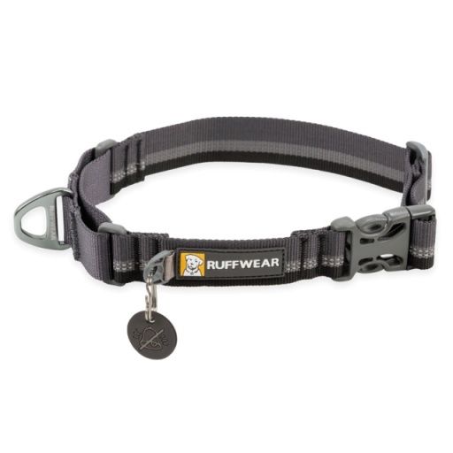 RUFFWEAR Web Reaction™ Collar, Colour: basalt gray, Size: 20&quot;-23&quot;