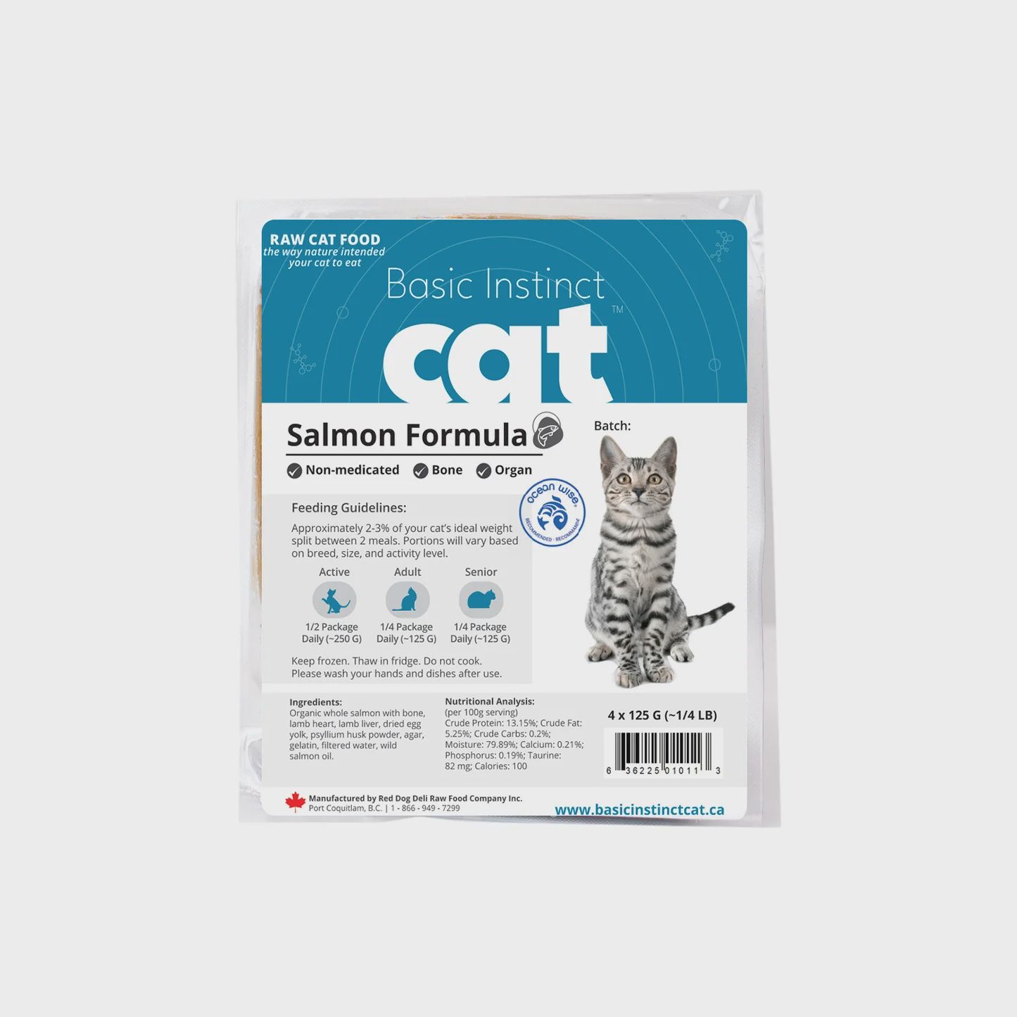 Basic Instinct Salmon Formula for Cats
