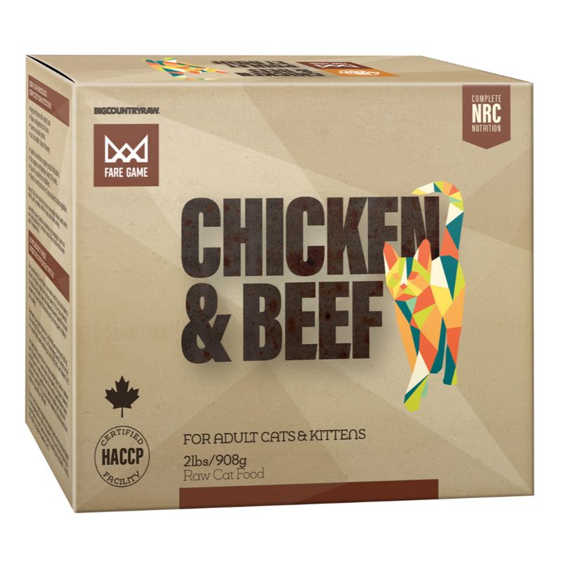 BCR Fare Game Chicken and Beef - 2 lb