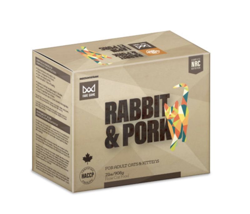 BCR Fare Game Rabbit and Pork - 2 lb