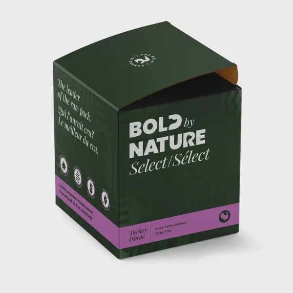 Bold by Nature Dog Select Turkey Patties 4 lb