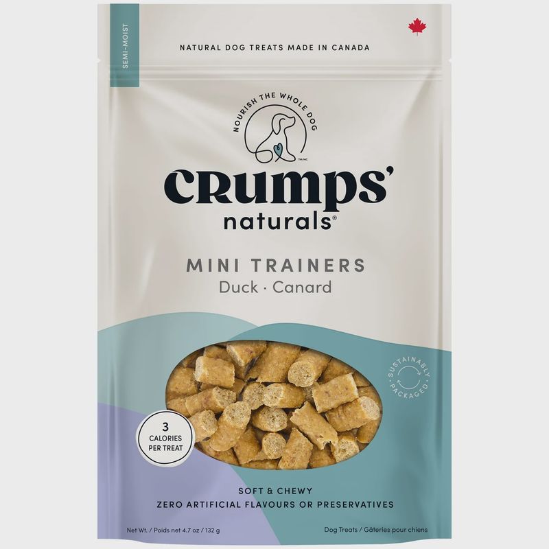 Crumps' Naturals Dog Mini Trainers Semi-Moist Duck 132g