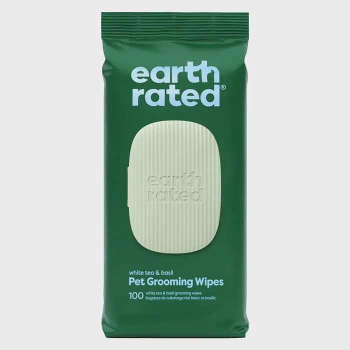Earth Rated White Tea &amp; Basil Pet Wipes 100PK