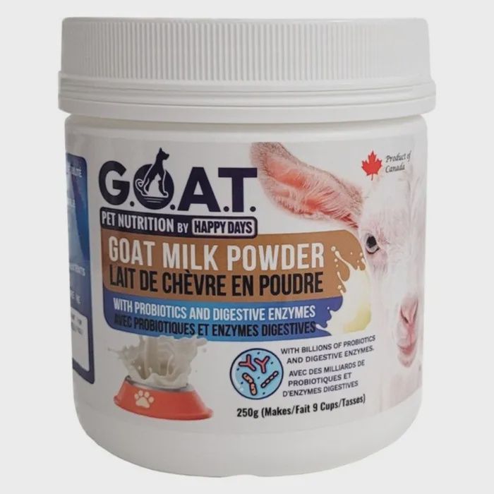 Happy days  goat milk powder cat