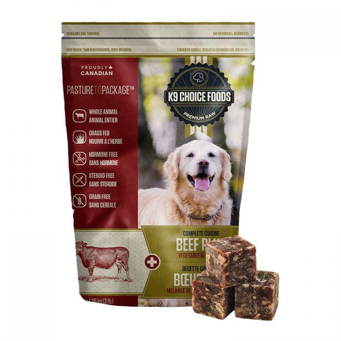 K9 choice Complete Cuisine Beef Plus 3LB