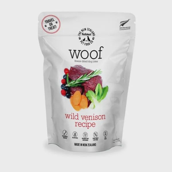 NZ Natural Pet Food Co - Freeze Dried - Treats - Woof - Wild Venison - 50g