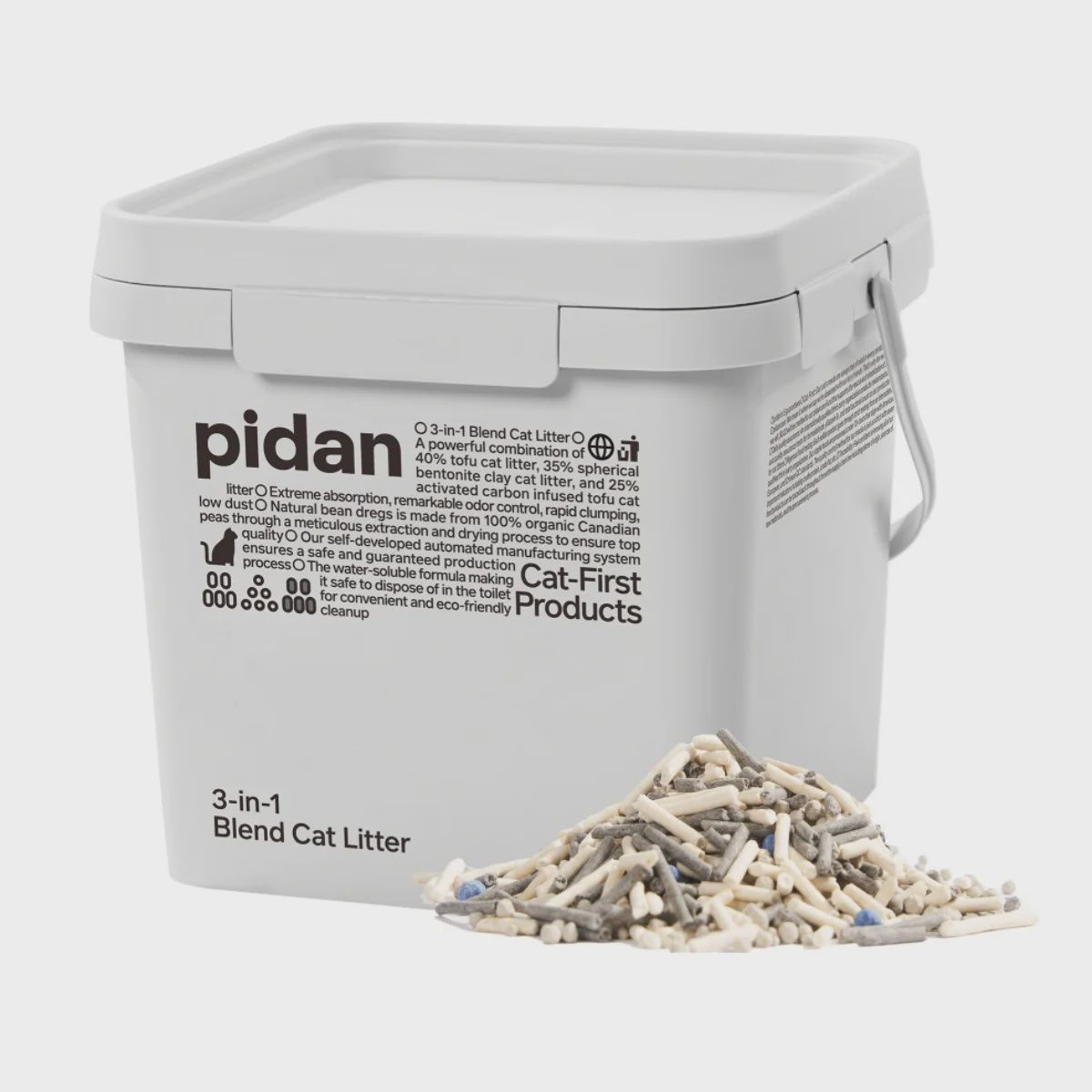 pidan 3-in-1 Blend Cat Litter, Pail