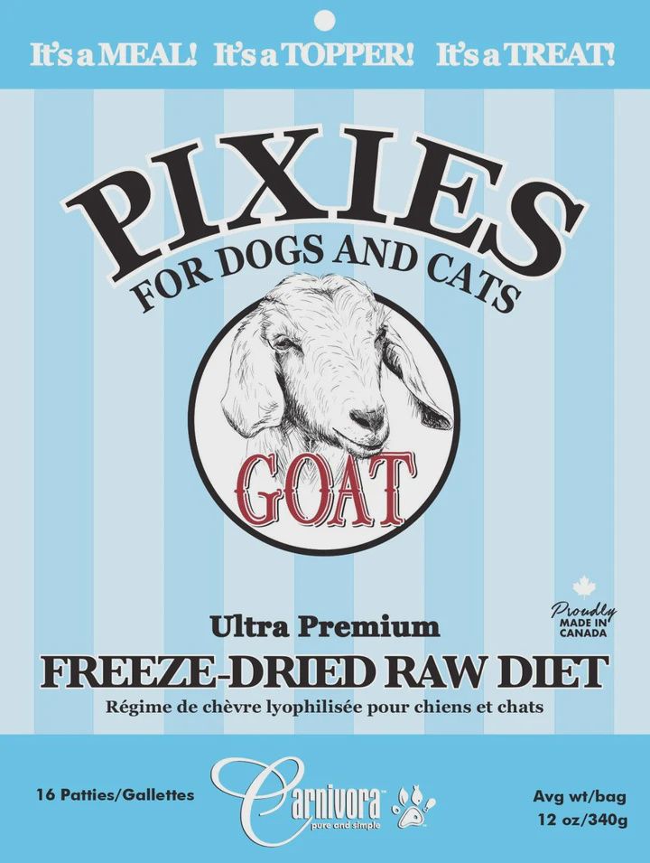 Pixies Freeze Dried Raw Diet Goat 12oz