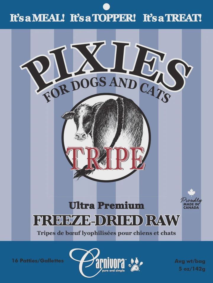 Pixies Freeze Dried Raw Diet Tripe 5oz