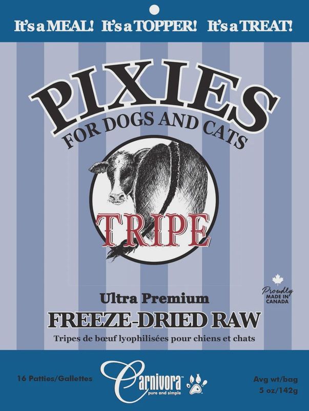 Pixies Freeze Dried Raw Diet Tripe 5oz