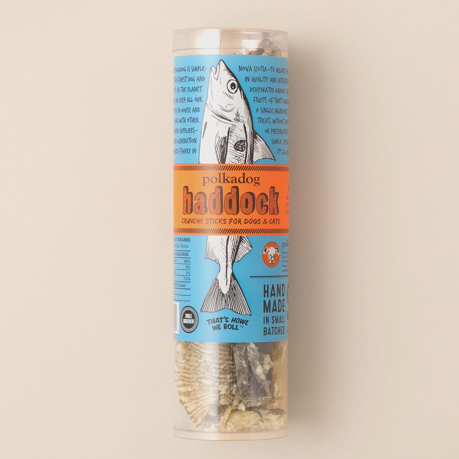 Polkadog - Tube: Haddock Skin 2oz