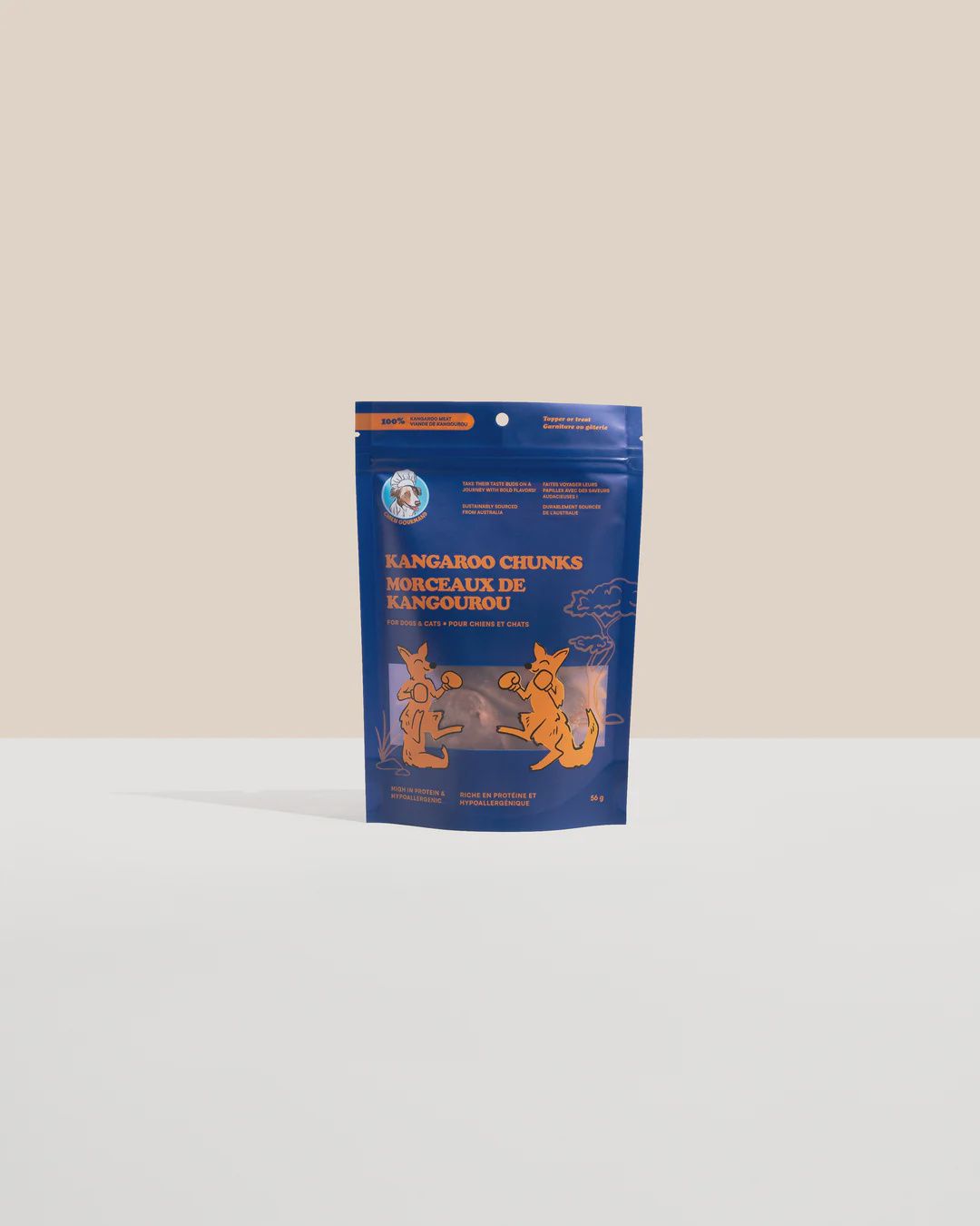 Chien Gourmand Kangaroo treats/topper
