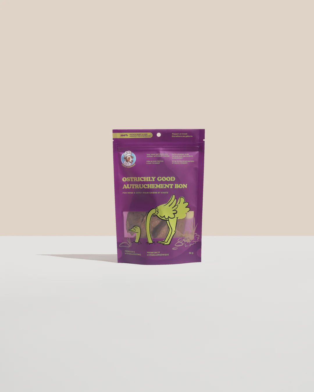 Chien Gourmand Ostrich treats