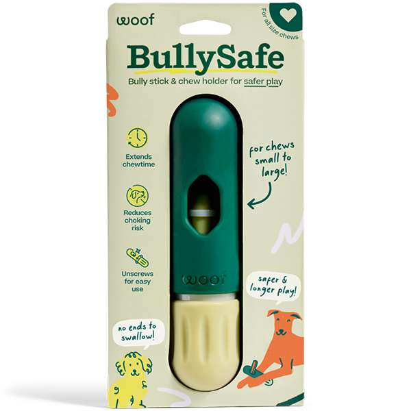 Woof Pet Dog BullySafe Chew Holder