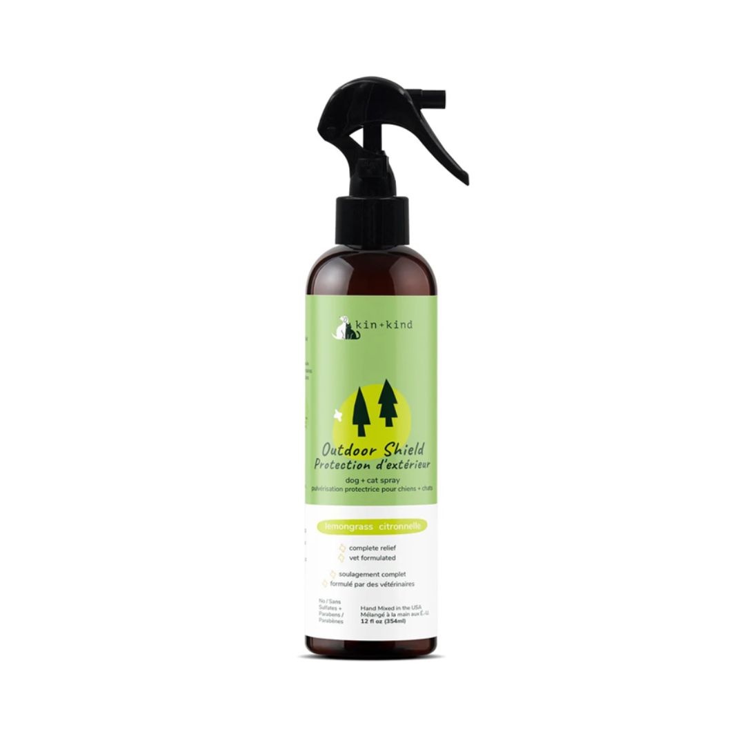 KIN+KIND Outdoor Shield Spray - Lemongrass 12oz