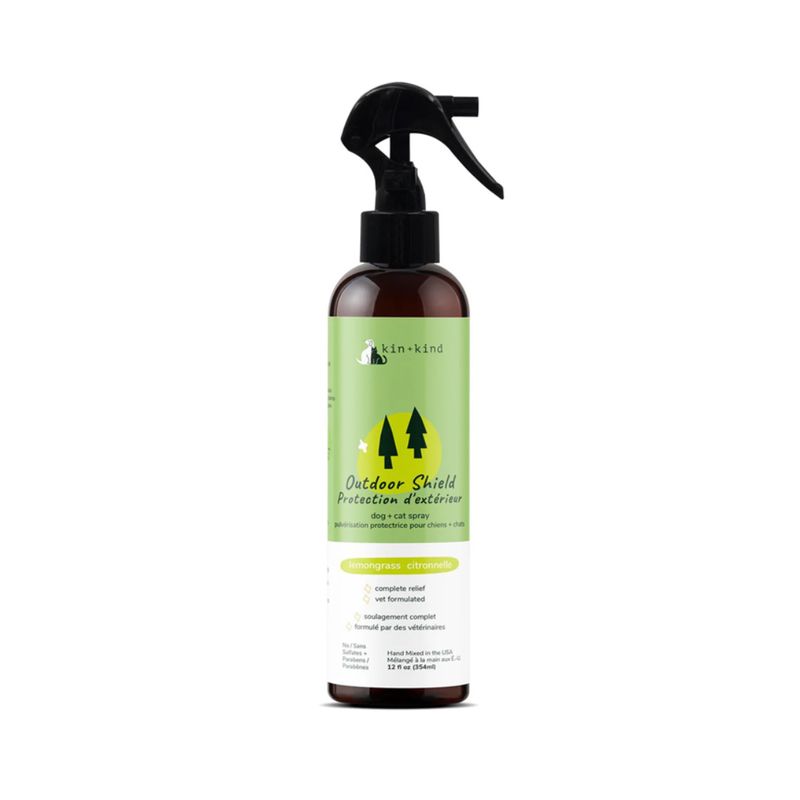 KIN+KIND Outdoor Shield Spray - Lemongrass 12oz