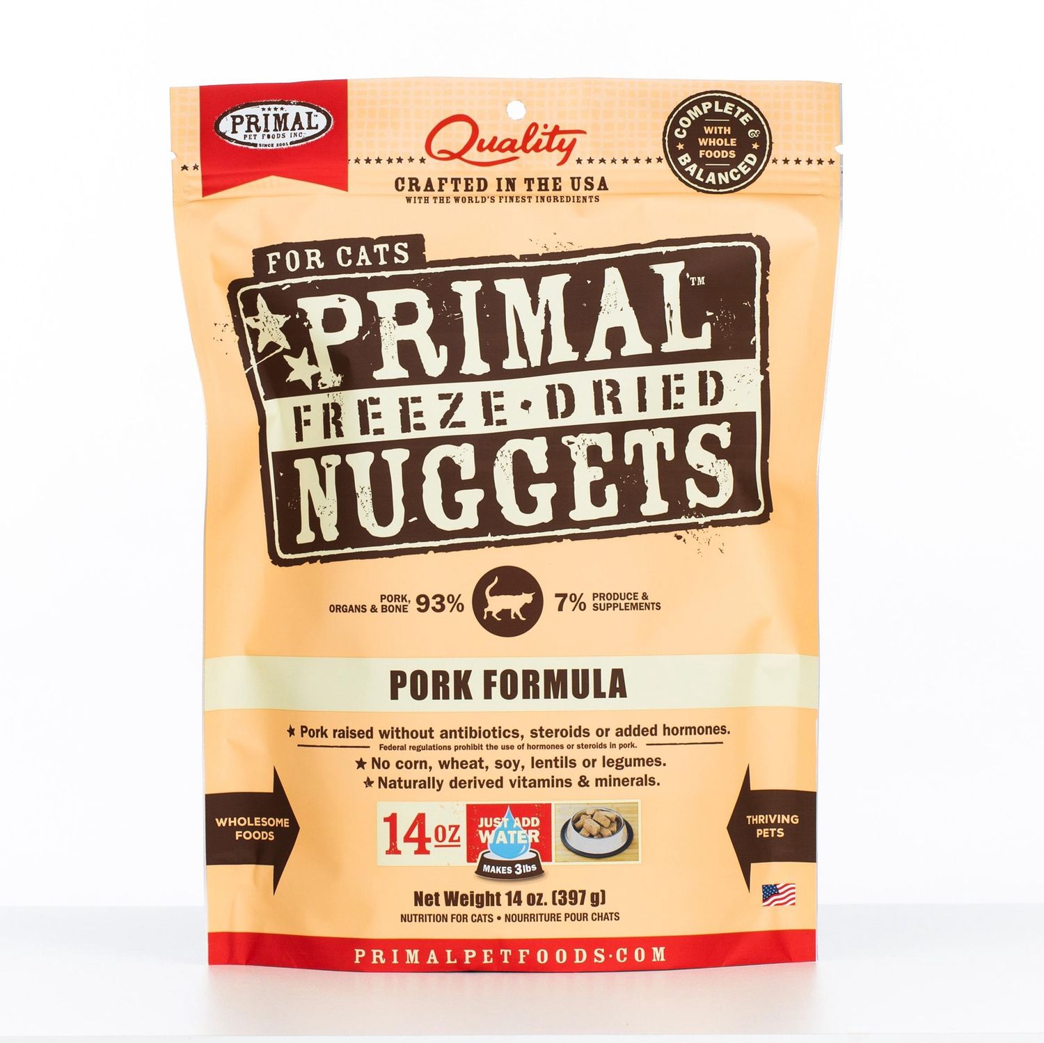 Primal Cat Freeze Dried Pork 14oz