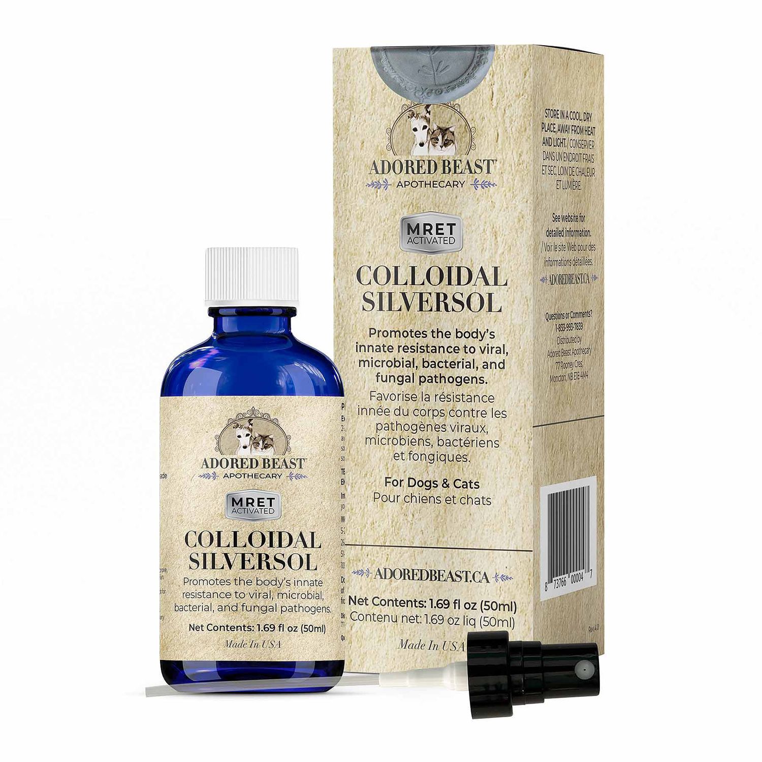 ADORED BEAST Colloidal SilverSol | *MRET Activated