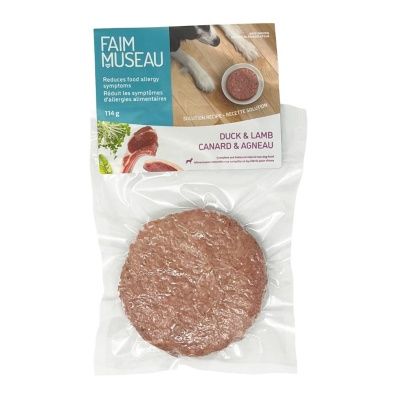 FAIM MUSEAU Single Patty Duck &amp; Lamb 114g