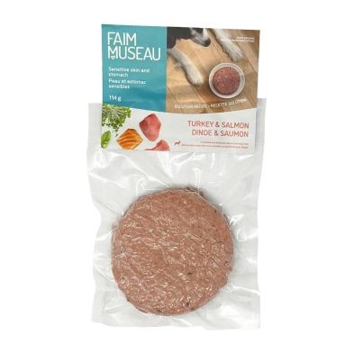 FAIM MUSEAU Single Patty Turkey &amp; Salmon 114g