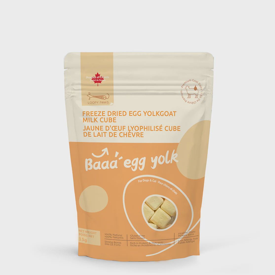 Loopy Paws Freeze Dried Egg Yolk
