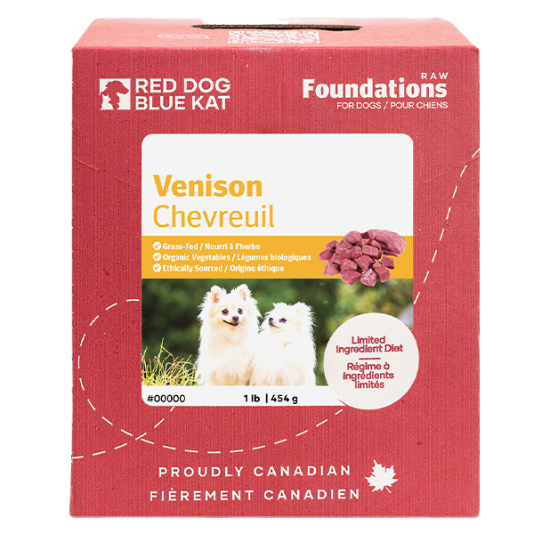 RDBK - Foundations Dog VENSION - SINGLE Frozen Raw Dog Food, 1lb