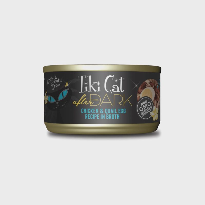 Tiki Cat Chicken &amp; Quail Egg Recipe in Broth