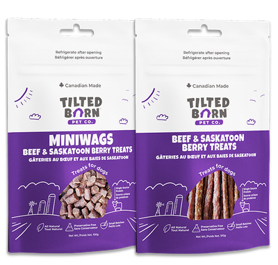 Tilted Barn Pet Co. Beef &amp; Saskatoon Treats