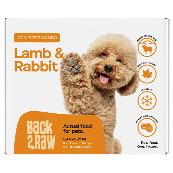 BACK2RAW Complete Lamb/Rabbit Blend 12lb BOX