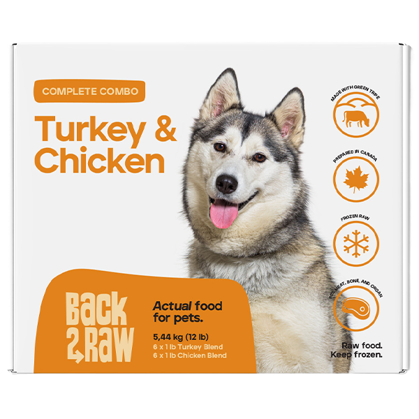 BACK2RAW Complete Turkey/Chicken Blend 12lb BOX