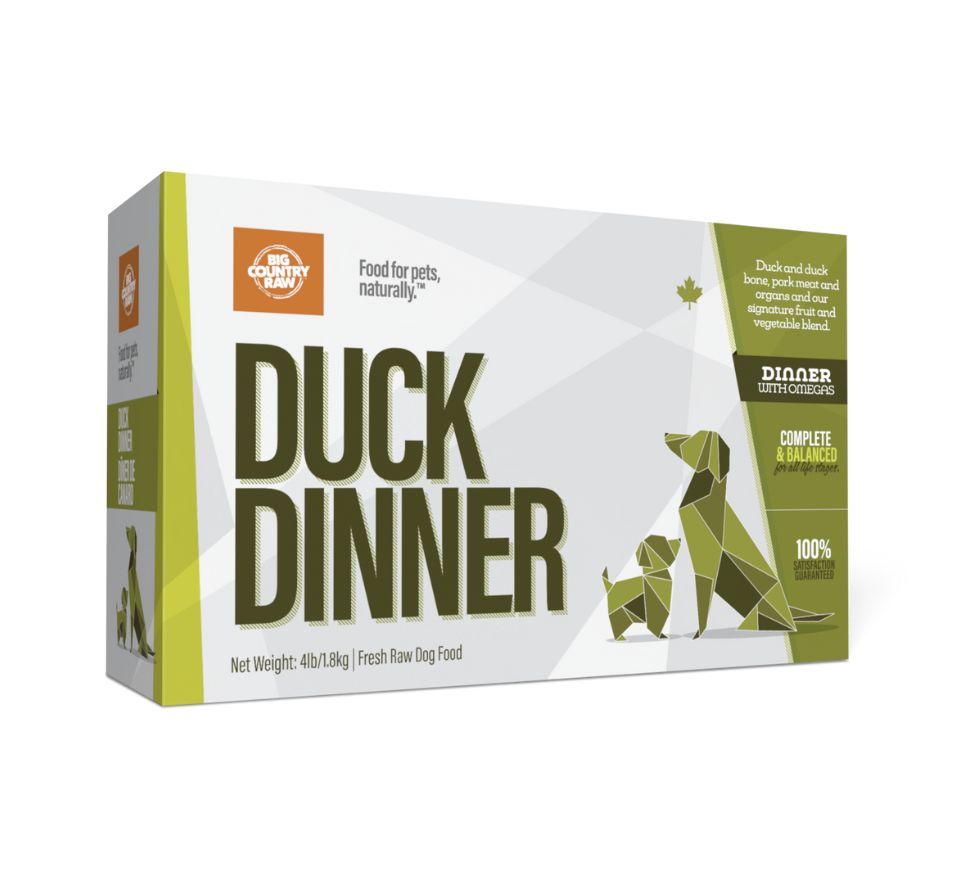 BCR Duck Dinner Carton – 4 Lb