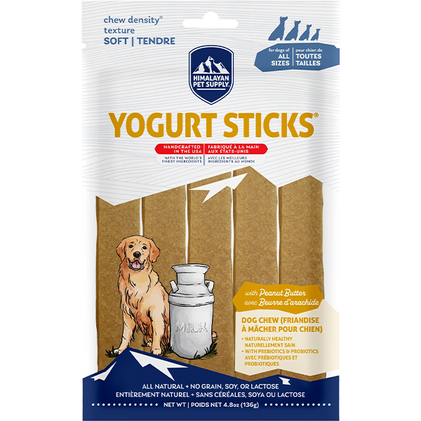 Himalayan Dog Chew Yogurt Sticks Peanut Butter 4.8 oz