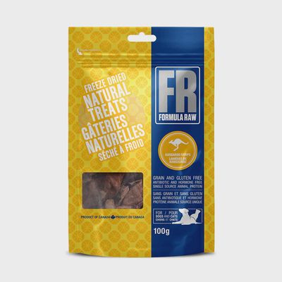 Formula Raw Freeze Dried Kangaroo Strips Treats 100g