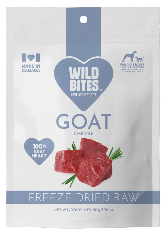 Wild Bites Freeze Dried Goat Heart