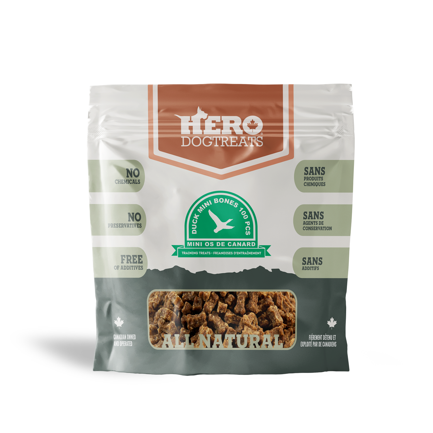 Hero Duck Mini Bones - 100 pieces