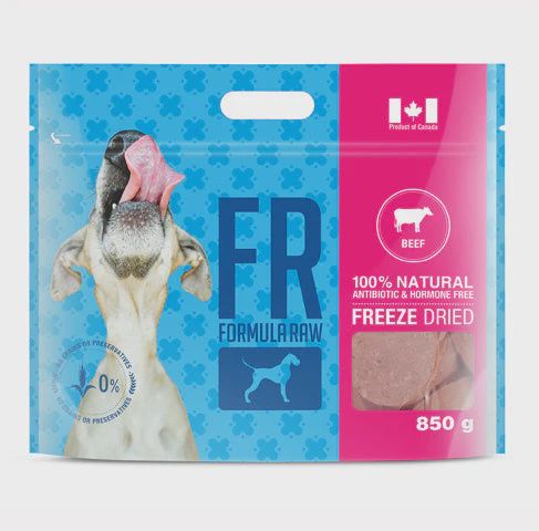 Formula Raw Freeze Dried Beef for Dog 850g