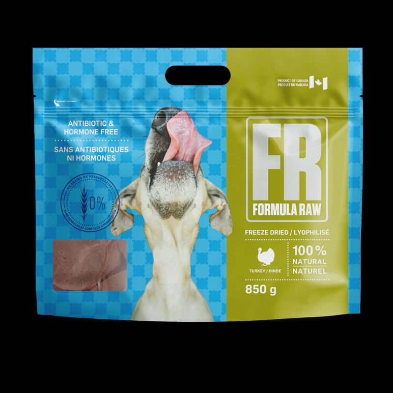 Formula Raw Freeze Dried Turkey for Dog 850g