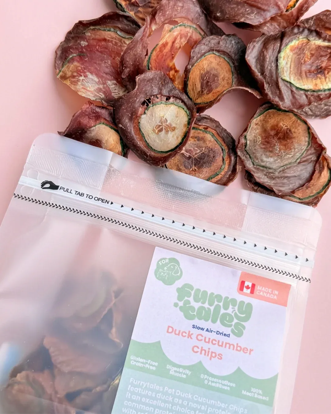 Furrytales Duck Cucumber Chips 50g