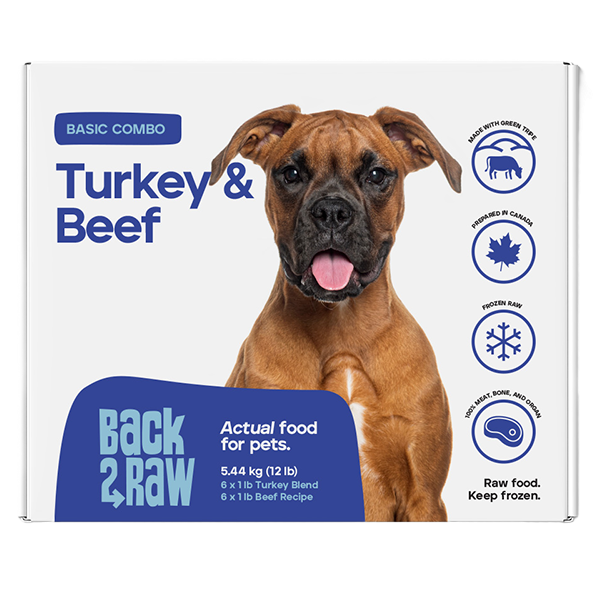 Back2Raw Dog Basic Combo Turkey Blend / Beef 12/1lb