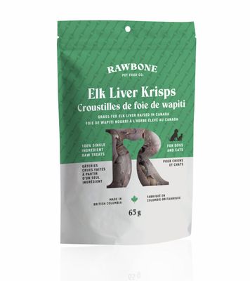 Rawbone Elk Liver Krisps