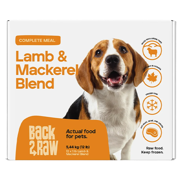 BACK2RAW Complete Lamb/Mackerel Blend 12lb