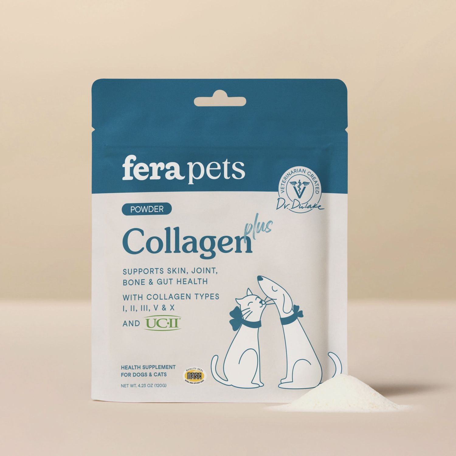 Fera Pet Organics Collagen Plus Powder for Dogs &amp; Cats