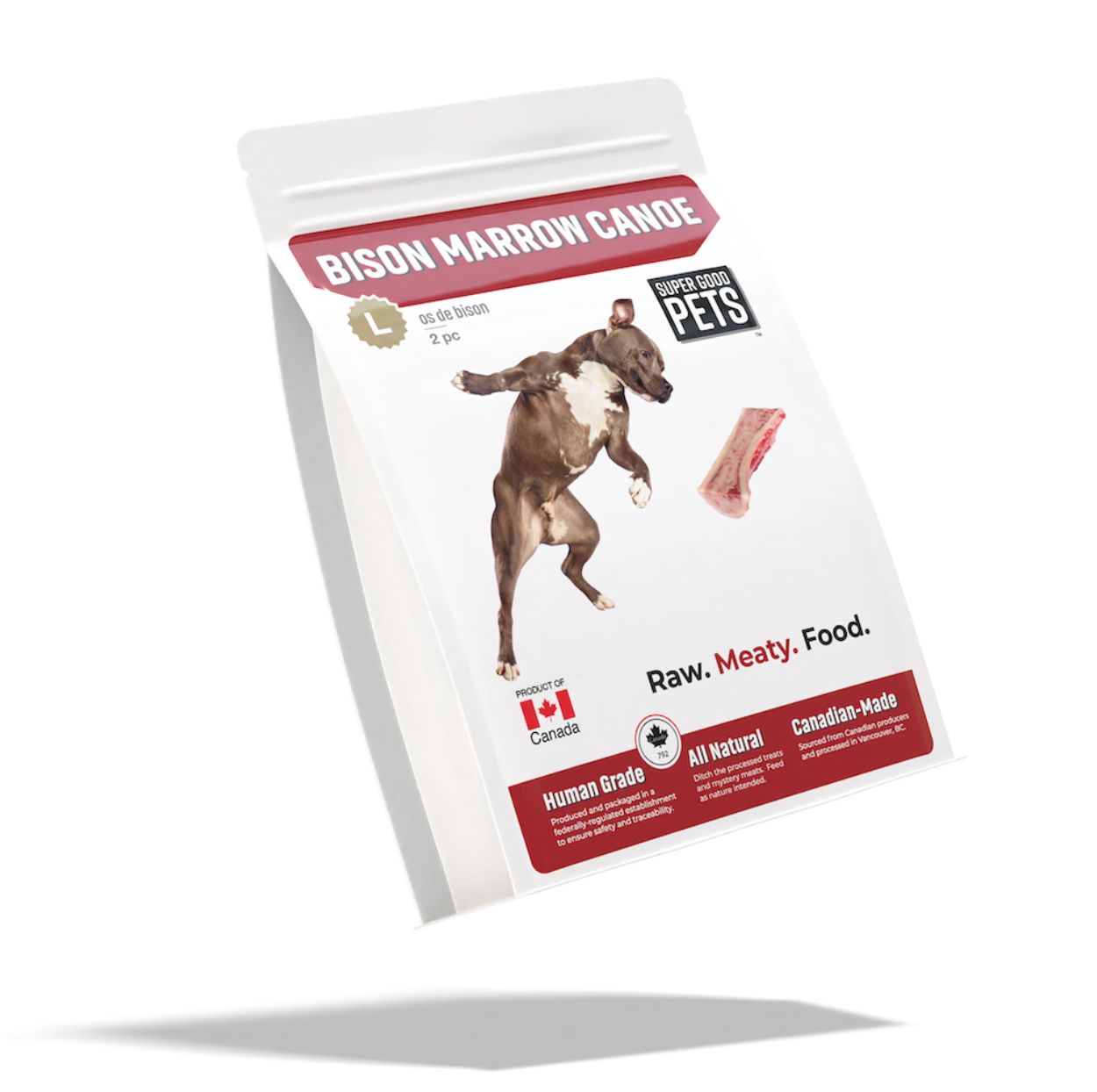 Super Good Pets Bison Rib  L 10pc