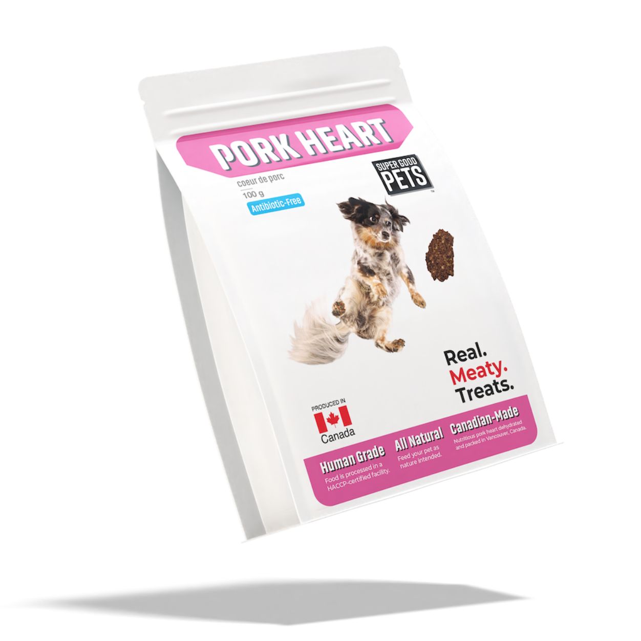 Super Good Pets Pork Heart 100g