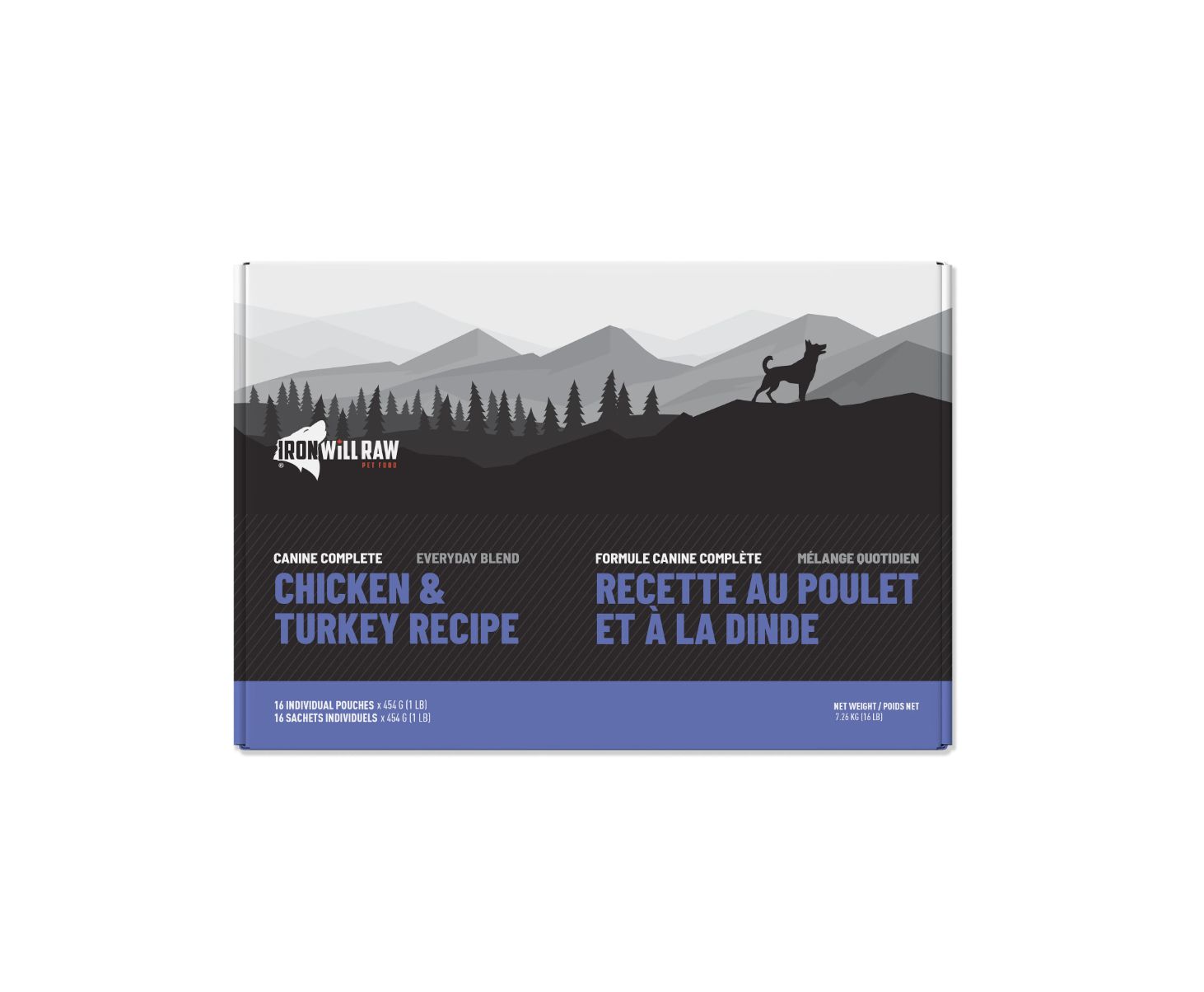 Iron Will Raw Dog Complete Chicken Turkey Blend 16/1lb