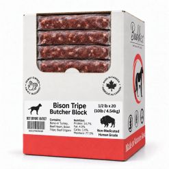 Buddies Bison Tripe Butcher Block 1/2lb